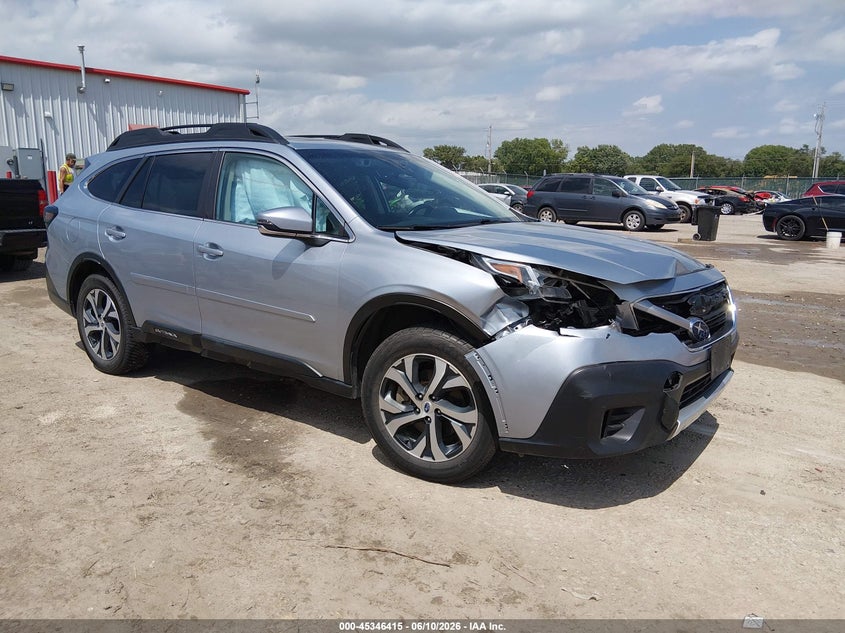 2021 Subaru Outback VIN 4S4BTANC7M3226495 IAAI salvage auction — RIGHT FRONT, Salvage (Kansas), sold $7,550 on 2026-07-31 (photo 1)