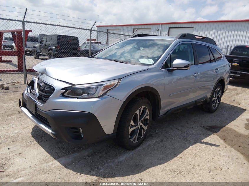 2021 Subaru Outback VIN 4S4BTANC7M3226495 IAAI salvage auction — RIGHT FRONT, Salvage (Kansas), sold $7,550 on 2026-07-31 (photo 2)