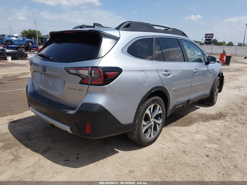 2021 Subaru Outback VIN 4S4BTANC7M3226495 IAAI salvage auction — RIGHT FRONT, Salvage (Kansas), sold $7,550 on 2026-07-31 (photo 4)