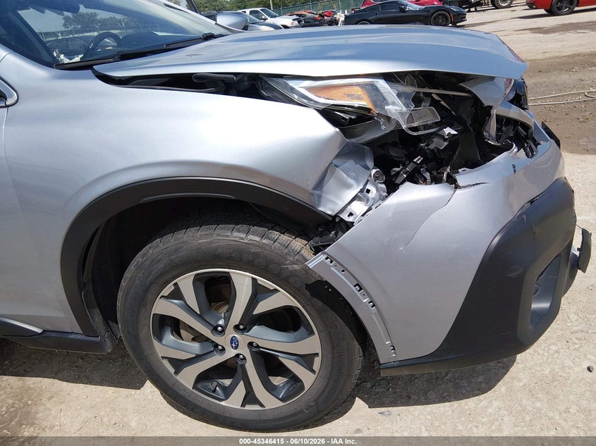2021 Subaru Outback VIN 4S4BTANC7M3226495 IAAI salvage auction — RIGHT FRONT, Salvage (Kansas), sold $7,550 on 2026-07-31 (photo 6)