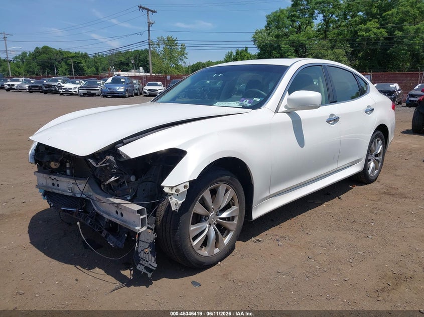 2013 Infiniti M VIN JN1BY1AR1DM600693 IAAI salvage auction — FRONT END, Salvage Title, sold $25 on 2026-07-22 (photo 6)