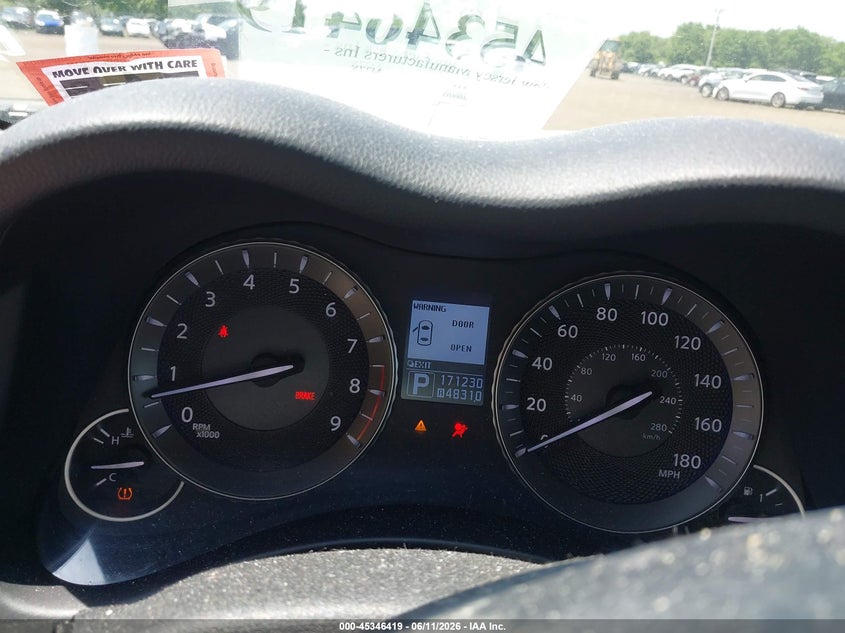 2013 Infiniti M VIN JN1BY1AR1DM600693 IAAI salvage auction — FRONT END, Salvage Title, sold $25 on 2026-07-22 (photo 7)