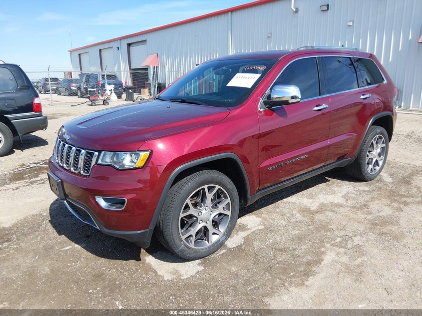 2019 Jeep Grand cherokee VIN 1C4RJFBG7KC714646 IAAI salvage auction — HAIL, Salvage (Kansas), sold $4,475 on 2026-07-17 (photo 2)