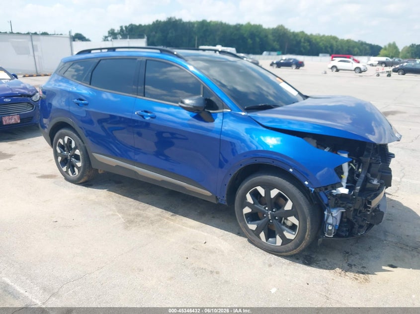 2023 Kia Sportage VIN 5XYK6CAF8PG128857 IAAI salvage auction — FRONT END, Salvage (Kentucky), sold $4,650 on 2026-08-01 (photo 1)