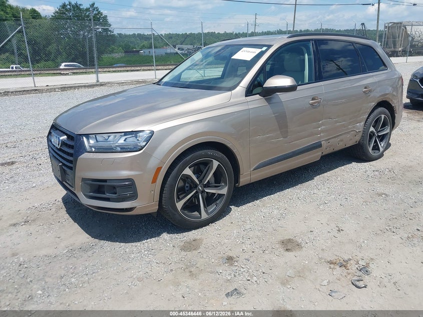 2019 Audi Q7 VIN WA1VAAF73KD030564 IAAI salvage auction — LEFT SIDE, Salvage (North Carolina), sold $11,750 on 2026-07-10 (photo 2)