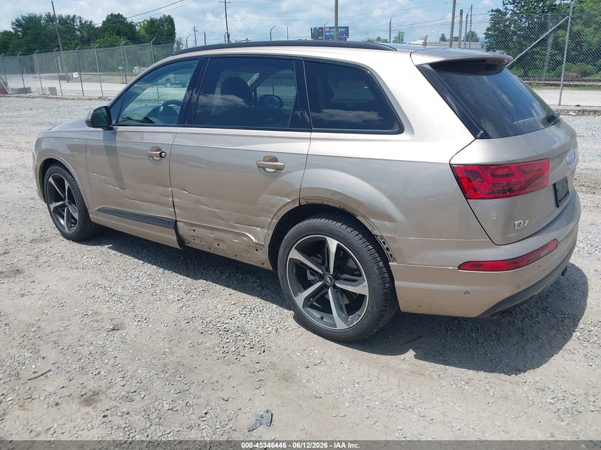 2019 Audi Q7 VIN WA1VAAF73KD030564 IAAI salvage auction — LEFT SIDE, Salvage (North Carolina), sold $11,750 on 2026-07-10 (photo 3)