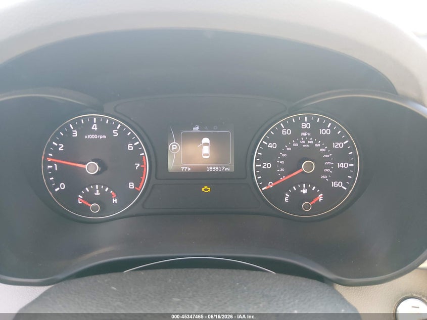 2016 Kia Optima VIN 5XXGU4L32GG106541 IAAI salvage auction — NORMAL WEAR, Clear-Dealer Only (West Virginia), sold $450 on 2026-07-09 (photo 7)