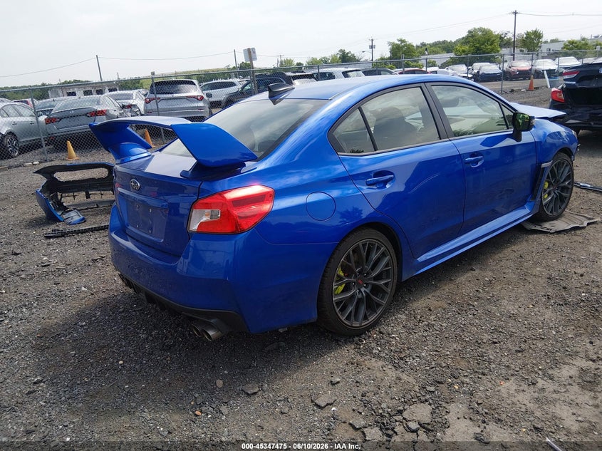 2019 Subaru Wrx sti VIN JF1VA2R69K9817929 IAAI salvage auction — FRONT END, Salvage (New Jersey), sold $3,800 on 2026-07-29 (photo 4)