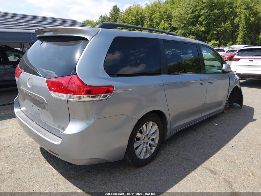 2013 Toyota Sienna VIN 5TDJK3DC0DS065888 IAAI salvage auction — RIGHT FRONT, Mv-907A (New York), sold $1,450 on 2026-07-30 (photo 4)