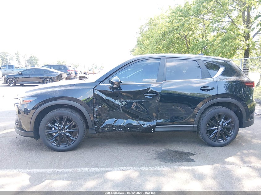 2025 Mazda Cx-5 VIN JM3KFBCM8S0744568 IAAI salvage auction — LEFT SIDE, Salvage Title, sold $11,500 on 2026-08-02 (photo 6)