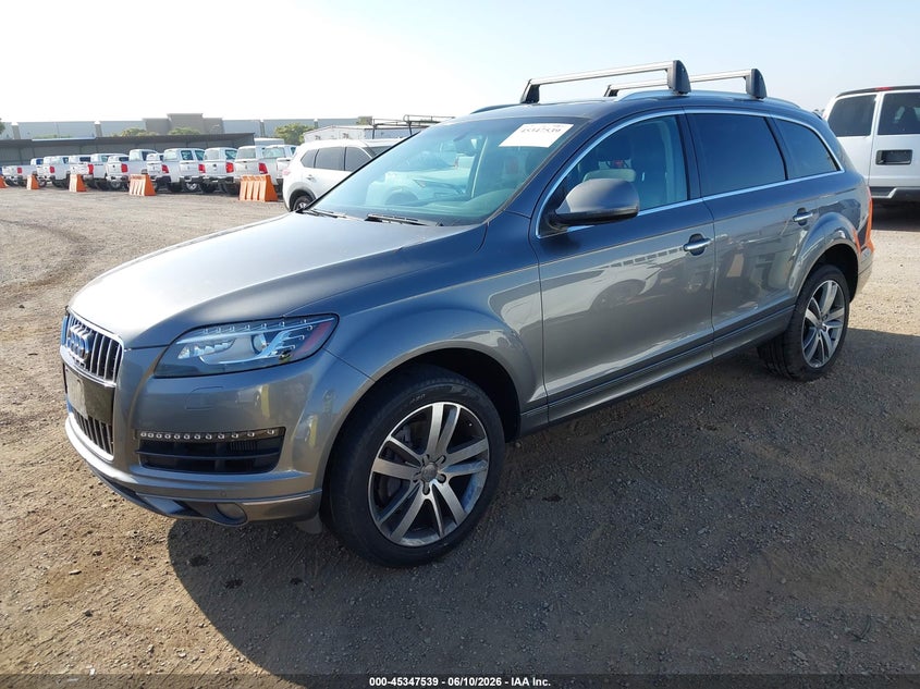 2011 Audi Q7 VIN WA1LMAFE9BD000305 IAAI salvage auction — NORMAL WEAR, Clear - Dealer Only (California), sold $775 on 2026-07-13 (photo 2)