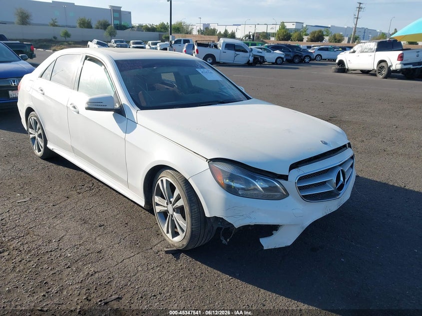 2014 Mercedes-benz E-klasse VIN WDDHF5KB4EB026938 IAAI salvage auction — FRONT END, Salvage Title, sold $550 on 2026-07-31 (photo 1)