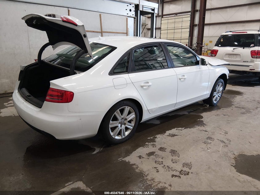 2011 Audi A4 VIN WAUAFAFL9BN038257 IAAI salvage auction — FRONT END, Salvage (Idaho), sold $125 on 2026-07-10 (photo 4)