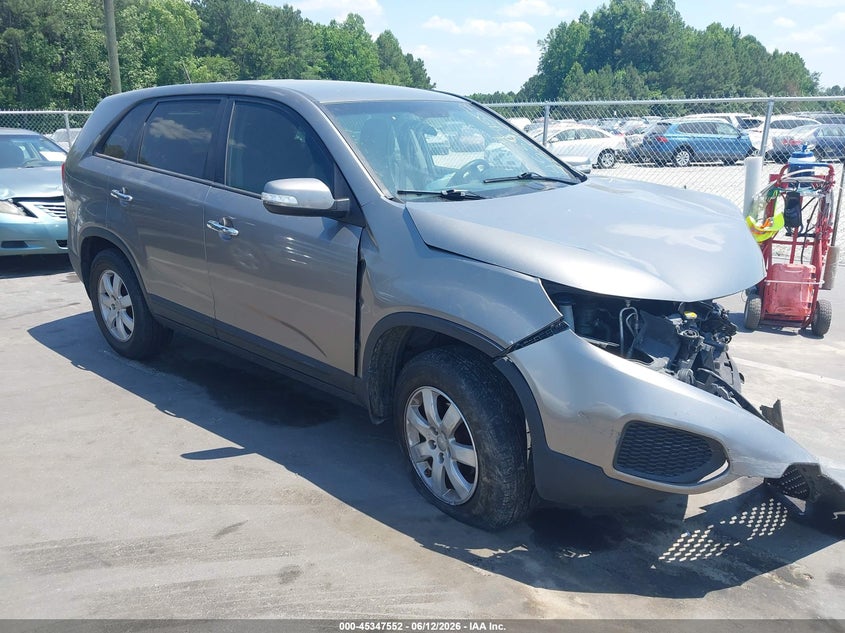 2013 Kia Sorento VIN 5XYKT3A17DG367308 IAAI salvage auction — FRONT END, Salvage (Idaho), sold $575 on 2026-07-08 (photo 1)