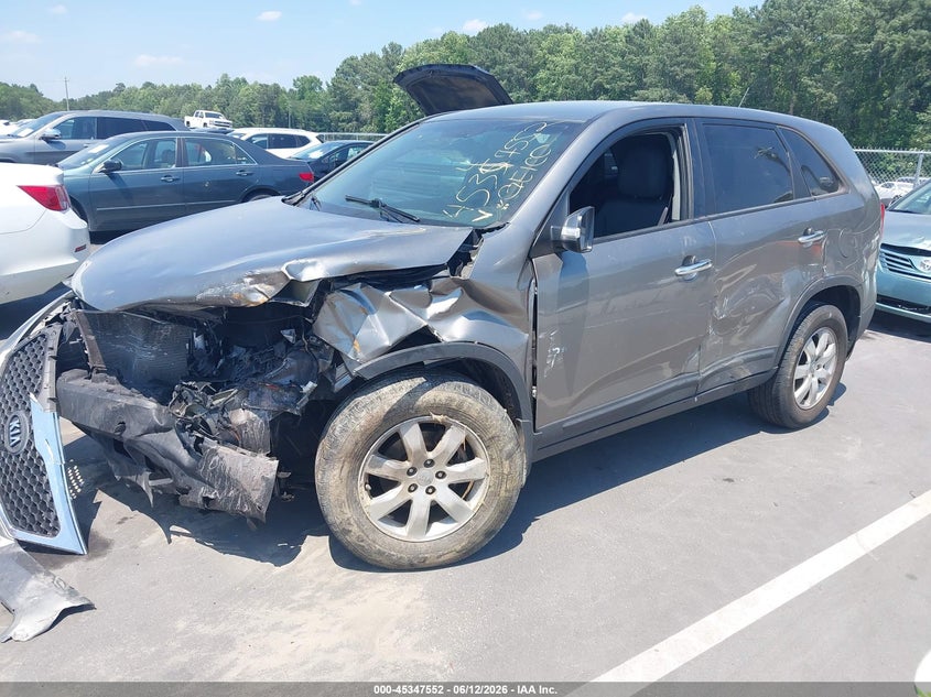 2013 Kia Sorento VIN 5XYKT3A17DG367308 IAAI salvage auction — FRONT END, Salvage (Idaho), sold $575 on 2026-07-08 (photo 2)