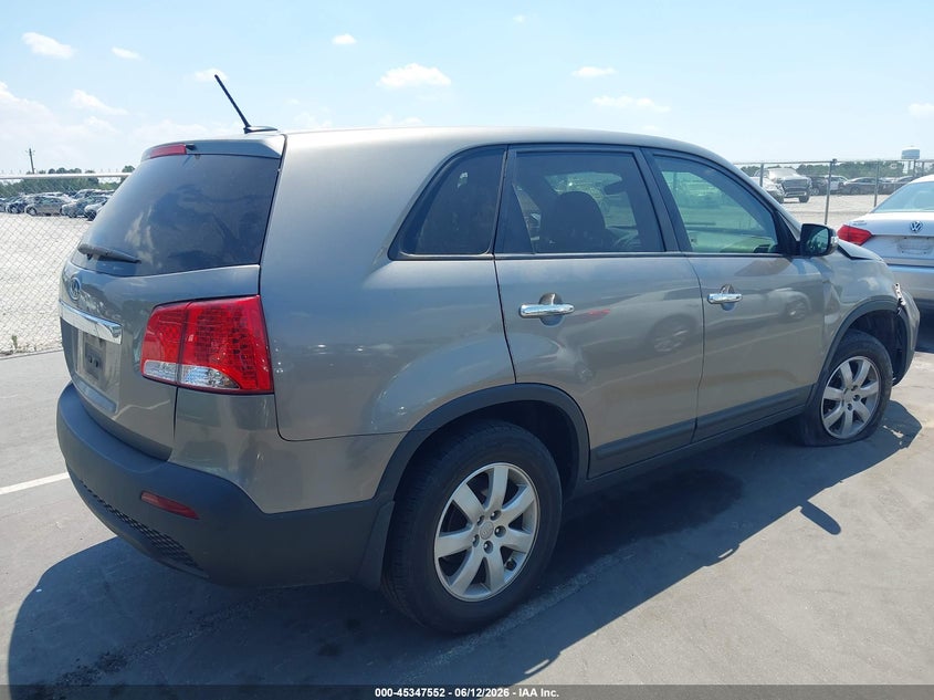 2013 Kia Sorento VIN 5XYKT3A17DG367308 IAAI salvage auction — FRONT END, Salvage (Idaho), sold $575 on 2026-07-08 (photo 4)