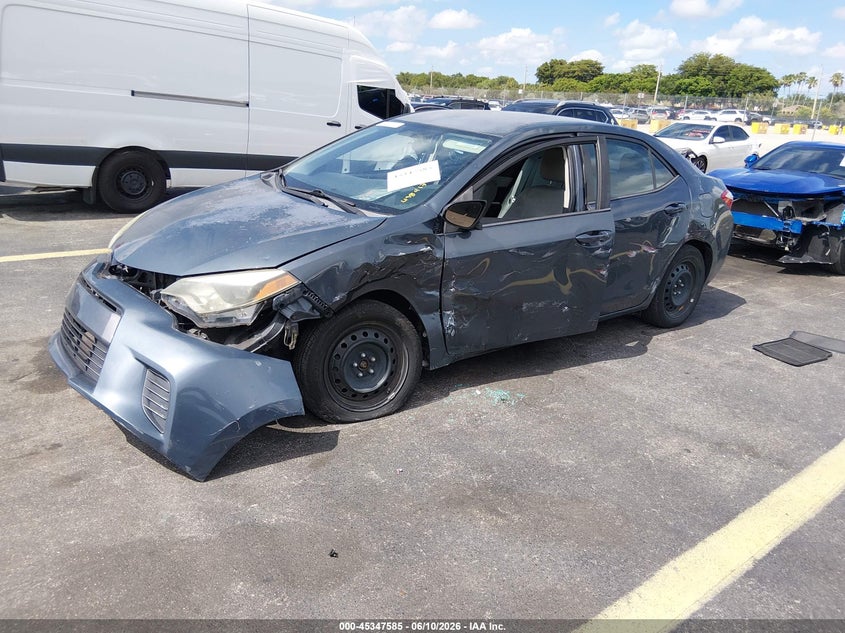 2015 Toyota Corolla VIN 5YFBURHE1FP302560 IAAI salvage auction — LEFT & RIGHT, Rebuildable (Florida), sold $1,550 on 2026-07-16 (photo 2)