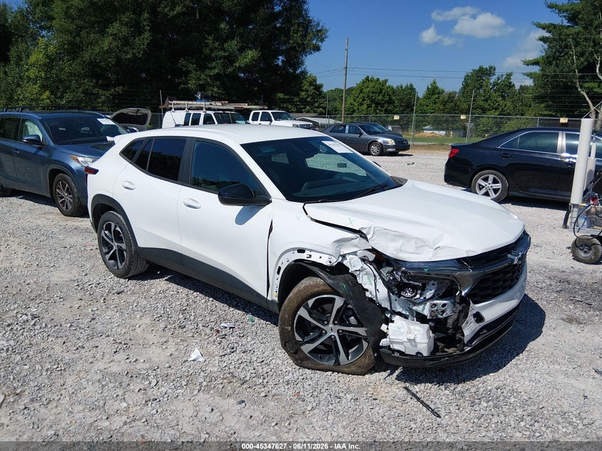 2024 Chevrolet Trax VIN KL77LGE23RC205099 IAAI salvage auction — RIGHT FRONT, Salvage (Alabama), sold $4,300 on 2026-07-27 (photo 1)