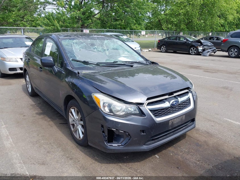 2014 Subaru Impreza VIN JF1GJAC61EH024873 IAAI salvage auction — FRONT & REAR, Salvage (New Jersey), sold $825 on 2026-07-27 (photo 1)