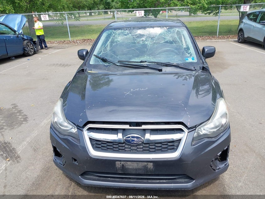 2014 Subaru Impreza VIN JF1GJAC61EH024873 IAAI salvage auction — FRONT & REAR, Salvage (New Jersey), sold $825 on 2026-07-27 (photo 6)