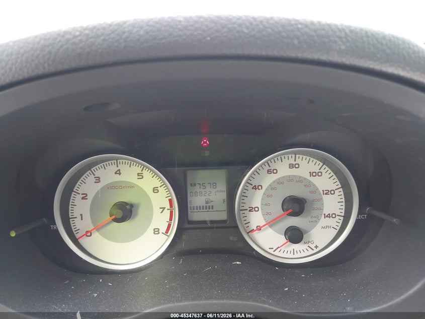 2014 Subaru Impreza VIN JF1GJAC61EH024873 IAAI salvage auction — FRONT & REAR, Salvage (New Jersey), sold $825 on 2026-07-27 (photo 7)