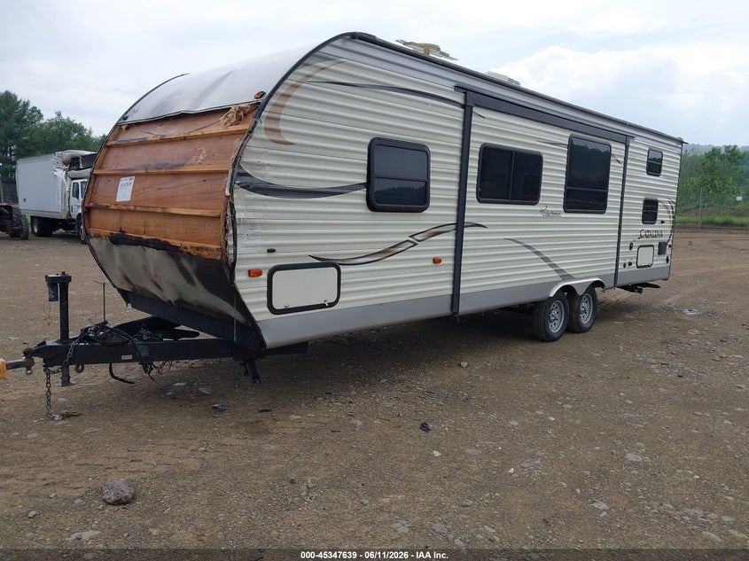 2016 Coachmen Catalina VIN 5ZT2CAUB3GA021736 IAAI salvage auction — Unknown, Salvage (Pennsylvania), sold $50 on 2026-07-23 (photo 2)