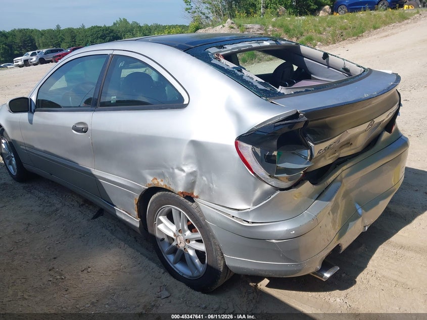 2003 Mercedes-benz C-klasse VIN WDBRN40J93A388321 IAAI salvage auction — REAR END, Salvage (Massachusetts), sold $100 on 2026-07-21 (photo 3)