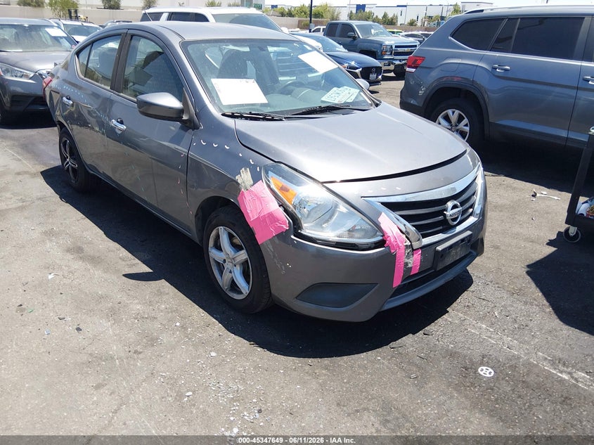 2019 Nissan Versa VIN 3N1CN7AP6KL880391 IAAI salvage auction — SIDE, Salvage Title, sold $1,100 on 2026-07-31 (photo 1)