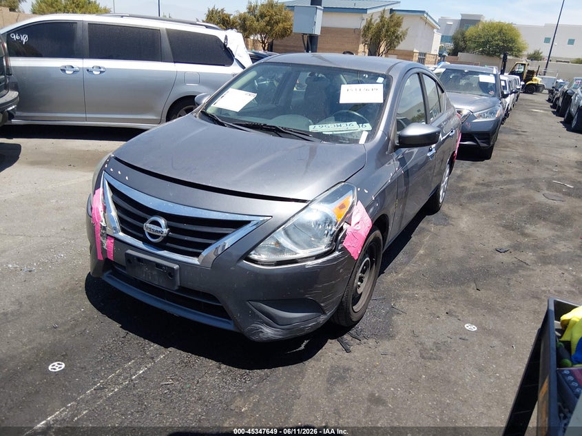 2019 Nissan Versa VIN 3N1CN7AP6KL880391 IAAI salvage auction — SIDE, Salvage Title, sold $1,100 on 2026-07-31 (photo 2)