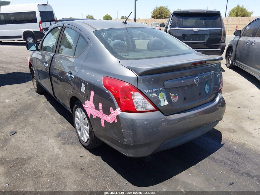 2019 Nissan Versa VIN 3N1CN7AP6KL880391 IAAI salvage auction — SIDE, Salvage Title, sold $1,100 on 2026-07-31 (photo 3)