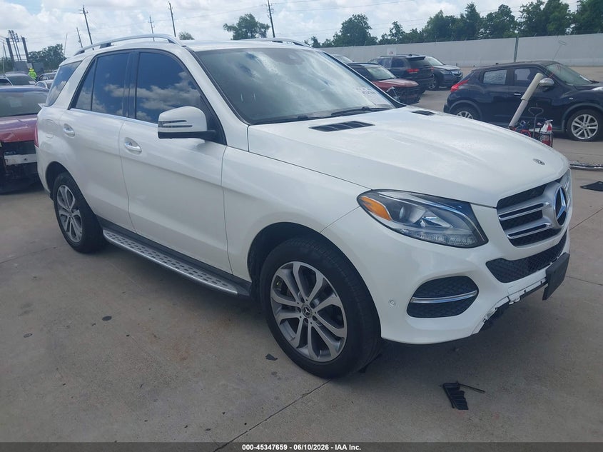 2018 Mercedes-benz Gle VIN 4JGDA5JB9JB199238 IAAI salvage auction — FRONT END, Salvage Title, sold $8,400 on 2026-07-25 (photo 1)
