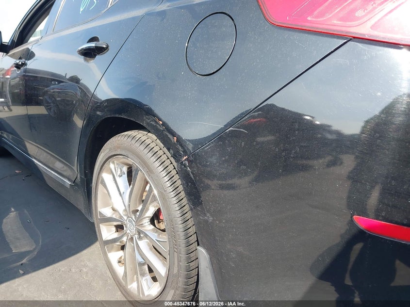 2015 Kia Optima VIN 5XXGR4A65FG428443 IAAI salvage auction — LEFT REAR, Salvage Title, sold $900 on 2026-07-29 (photo 6)