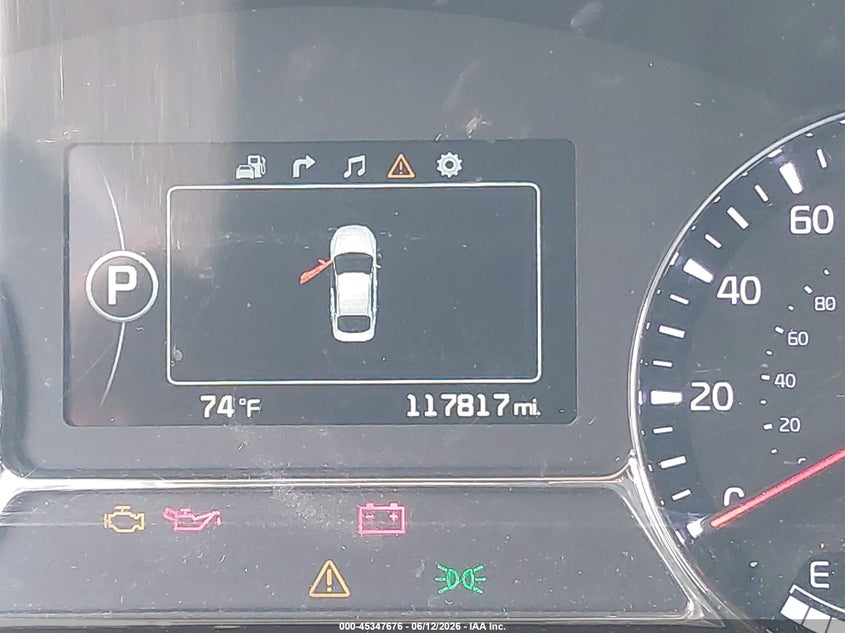 2015 Kia Optima VIN 5XXGR4A65FG428443 IAAI salvage auction — LEFT REAR, Salvage Title, sold $900 on 2026-07-29 (photo 7)