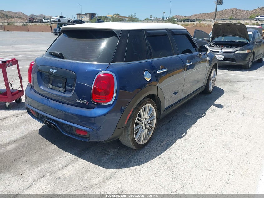 2015 Mini Cooper VIN WMWXU3C57FZB56889 IAAI salvage auction — LEFT SIDE, Salvage Title, sold $775 on 2026-07-29 (photo 4)