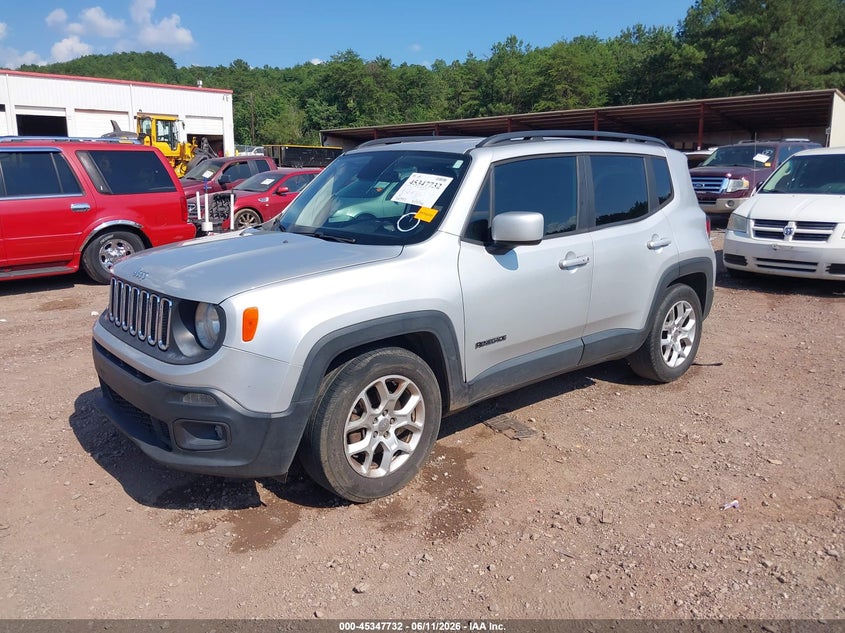 2018 Jeep Renegade VIN ZACCJABB4JPH53749 IAAI salvage auction — NORMAL WEAR, Clear (Alabama), sold $1,325 on 2026-08-12 (photo 2)