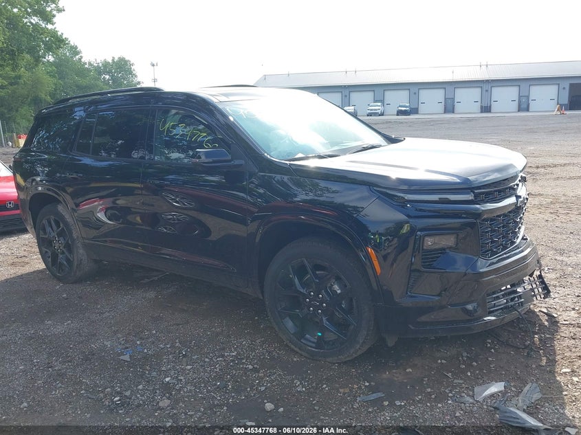 2026 Chevrolet Traverse VIN 1GNERLKS8TJ286911 IAAI salvage auction — FRONT END, Salvage (Indiana), sold $20,500 on 2026-09-03 (photo 1)
