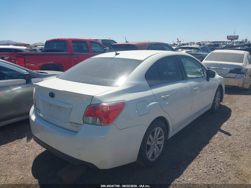 2016 Subaru Impreza VIN JF1GJAB63GH006217 IAAI salvage auction — NORMAL WEAR, Salvage (Montana), sold $550 on 2026-07-28 (photo 4)