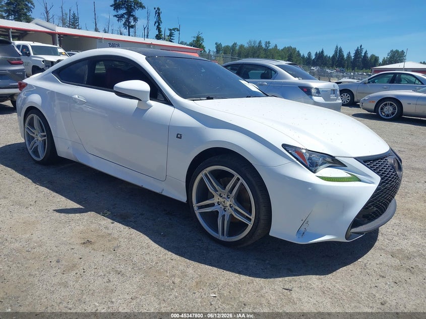 2016 Lexus Rc VIN JTHSE5BC9G5007183 — IAAI salvage auction photo