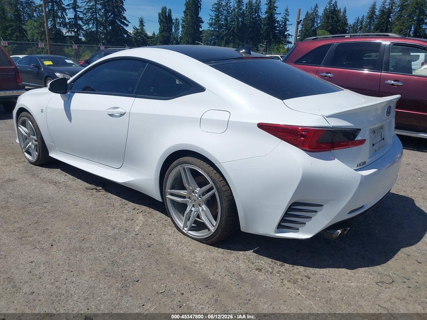 2016 Lexus Rc VIN JTHSE5BC9G5007183 IAAI salvage auction — RIGHT SIDE, Clear (Washington), sold $24,100 on 2026-09-02 (photo 3)