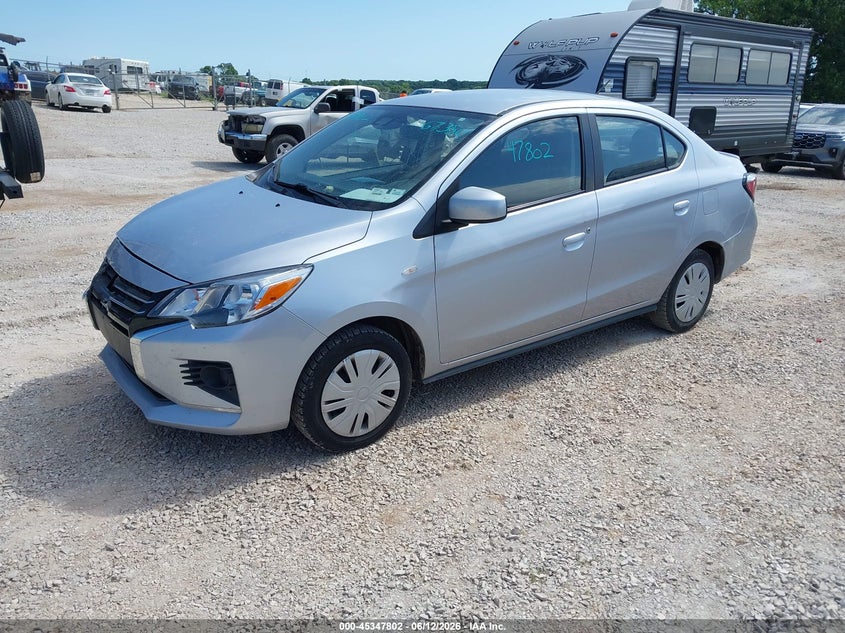 2023 Mitsubishi Mirage VIN ML32FUFJ6PHF04701 IAAI salvage auction — FRONT END, Salvage (Missouri), sold $1,850 on 2026-07-31 (photo 2)