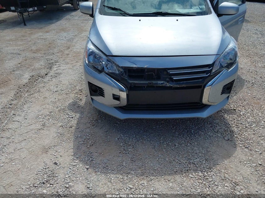 2023 Mitsubishi Mirage VIN ML32FUFJ6PHF04701 IAAI salvage auction — FRONT END, Salvage (Missouri), sold $1,850 on 2026-07-31 (photo 6)