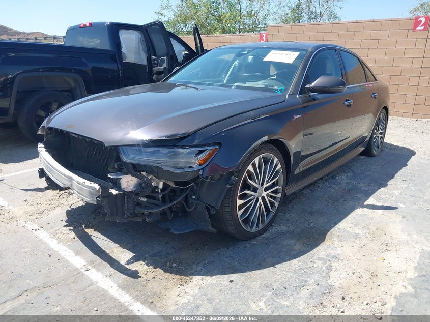 2016 Audi A6 VIN WAUHGAFC0GN014061 IAAI salvage auction — FRONT END, Salvage Title, sold $900 on 2026-07-08 (photo 2)