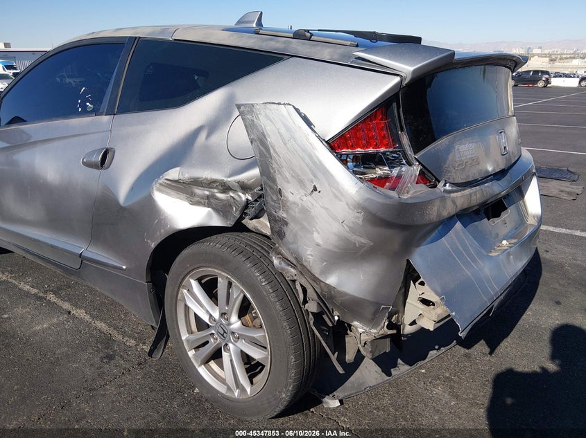 2011 Honda Cr-z VIN JHMZF1D63BS007329 IAAI salvage auction — REAR END, Salvage (Nevada), sold $250 on 2026-07-17 (photo 6)