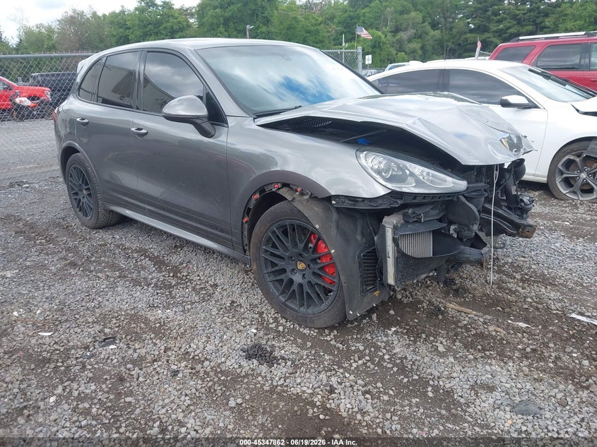 2016 Porsche Cayenne VIN WP1AD2A25GLA77538 IAAI salvage auction — FRONT END, Mv-907A (New York), sold $3,750 on 2026-08-11 (photo 1)
