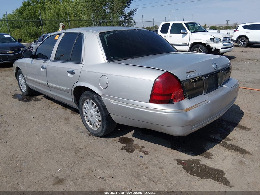 2007 Mercury Grand marquis VIN 2MEFM75VX7X626208 IAAI salvage auction — BIOHAZARD/CHEMICAL, Nrc Lienholder Repossession Paperwork (New Mexico), sold $25 on 2026-07-27 (photo 3)
