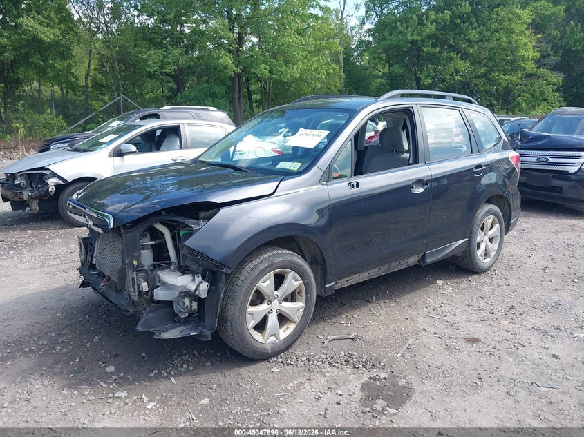 2015 Subaru Forester VIN JF2SJABC5FH490496 IAAI salvage auction — FRONT END, Mv-907A (New York), sold $225 on 2026-07-07 (photo 2)