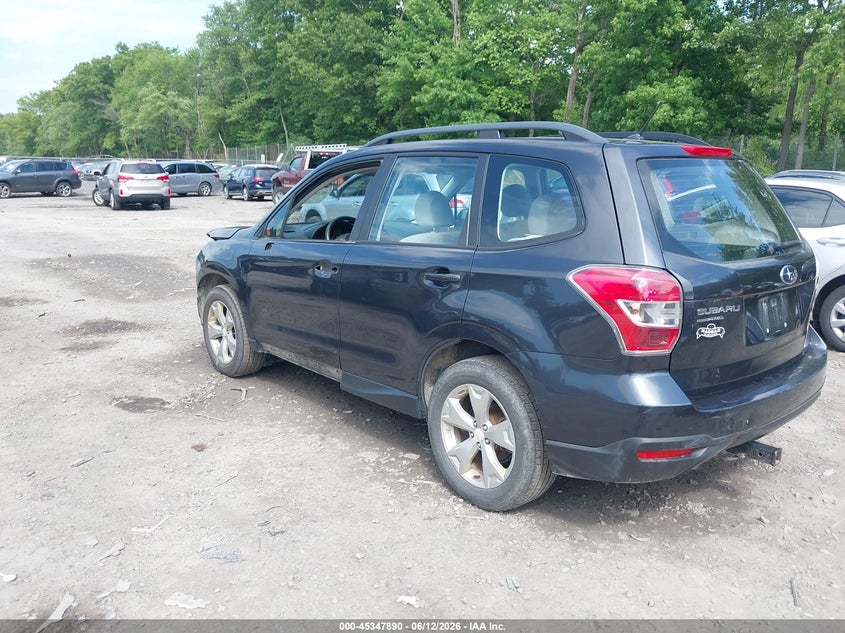 2015 Subaru Forester VIN JF2SJABC5FH490496 IAAI salvage auction — FRONT END, Mv-907A (New York), sold $225 on 2026-07-07 (photo 3)