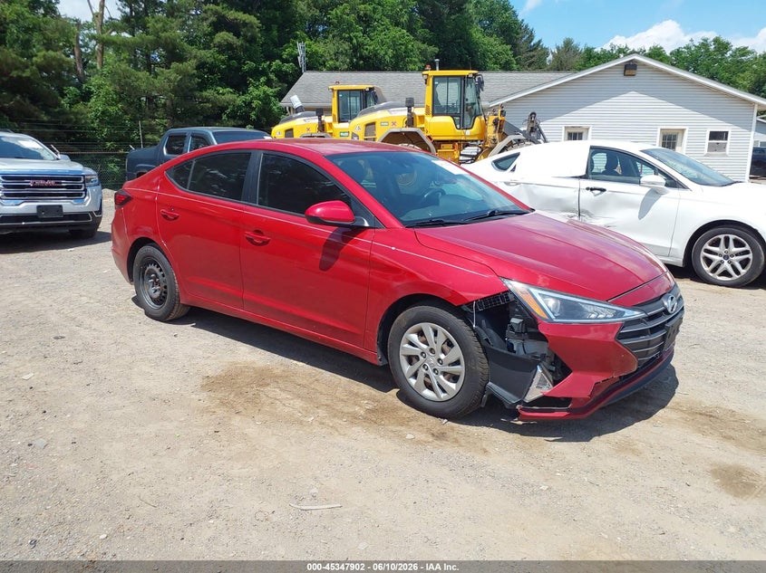 2020 Hyundai Elantra VIN KMHD74LF2LU017847 IAAI salvage auction — FRONT END, Salvage Title, sold $2,875 on 2026-07-20 (photo 1)