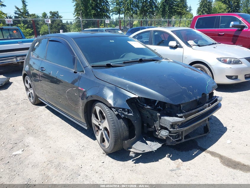 2016 Volkswagen Golf gti VIN 3VWYT7AU5GM069517 — IAAI salvage auction photo