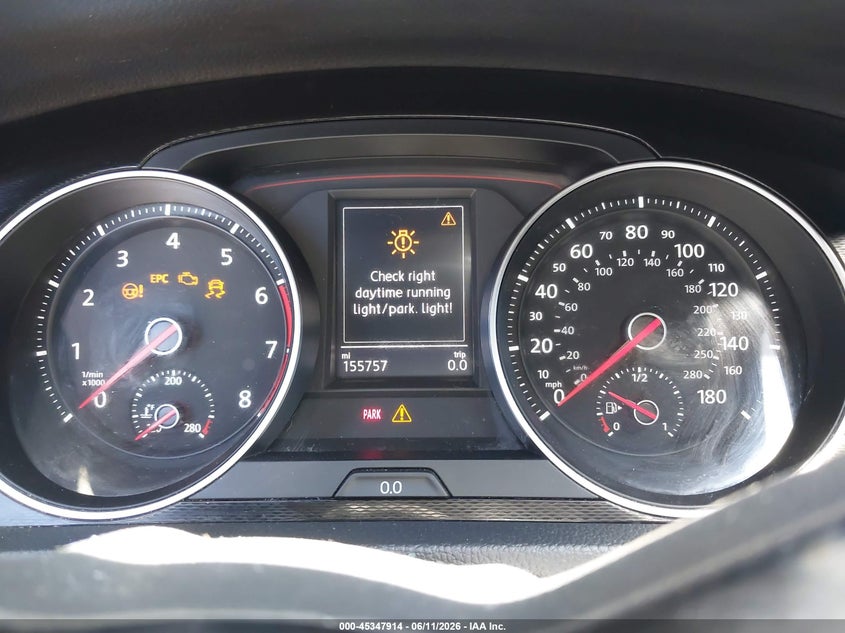 2016 Volkswagen Golf gti VIN 3VWYT7AU5GM069517 IAAI salvage auction — FRONT END, Bill Of Sale (Washington), sold $1,625 on 2026-07-08 (photo 7)